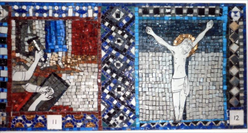 Stations of the cross 11 & 12 by Bronwen Gordon
